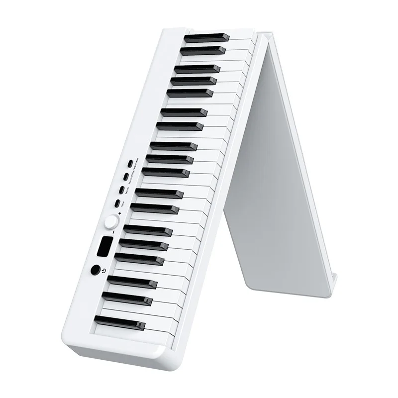 Piano Electrónico plegable de 88 teclas, teclado electrónico portátil, instrumento de órgano, práctica profesional, Midi Musical en casa, Bluetooth