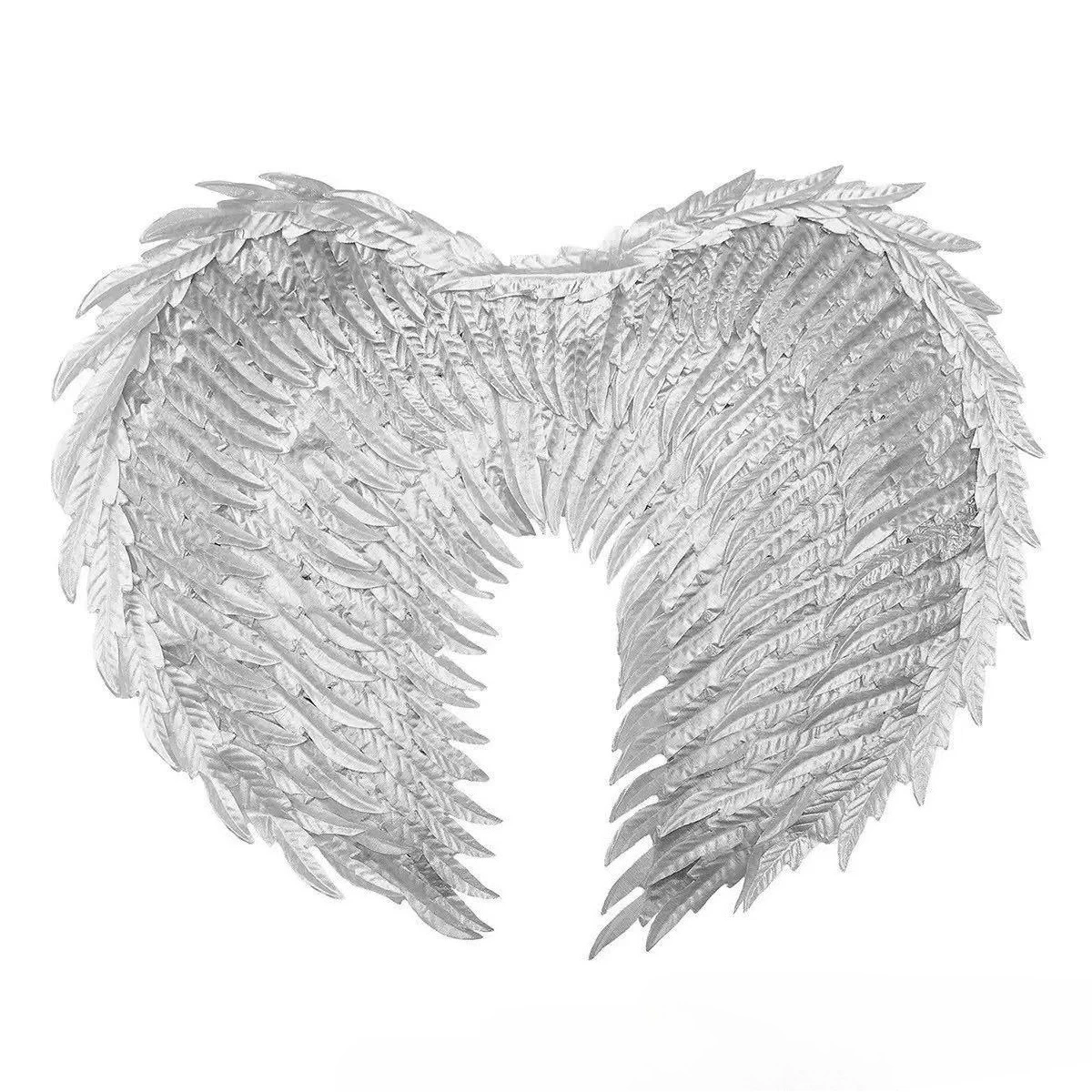 أجنحة الملاك ريشة الهالوين الكبار الأطفال حزب الديكور مهرجان الأداء الدعائم