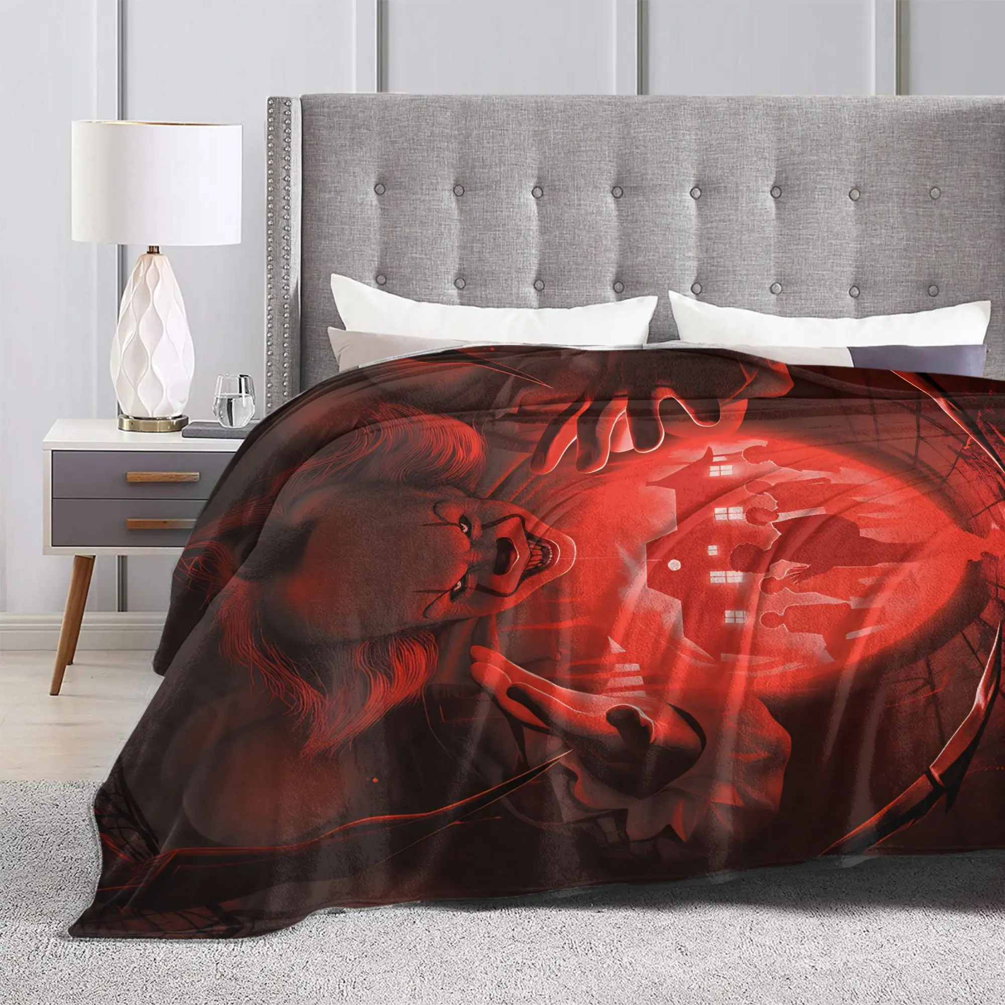 بطانية ناعمة دافئة التخييم تلقائي مرحبا بكم في ديري 2025 رمي بطانية الفانيلا المفرش ل الأريكة كرسي أريكة تتحول لسرير غطاء السرير