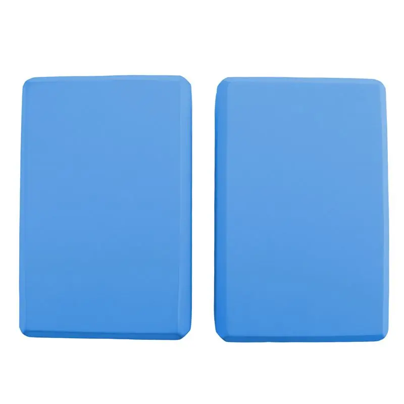 AEB0-Yoga Blocks 2 Pack,23X15X7.6Cm High Density EVA Foam Yoga Block Exercise Bricks,Eco Friendly & Lightweight