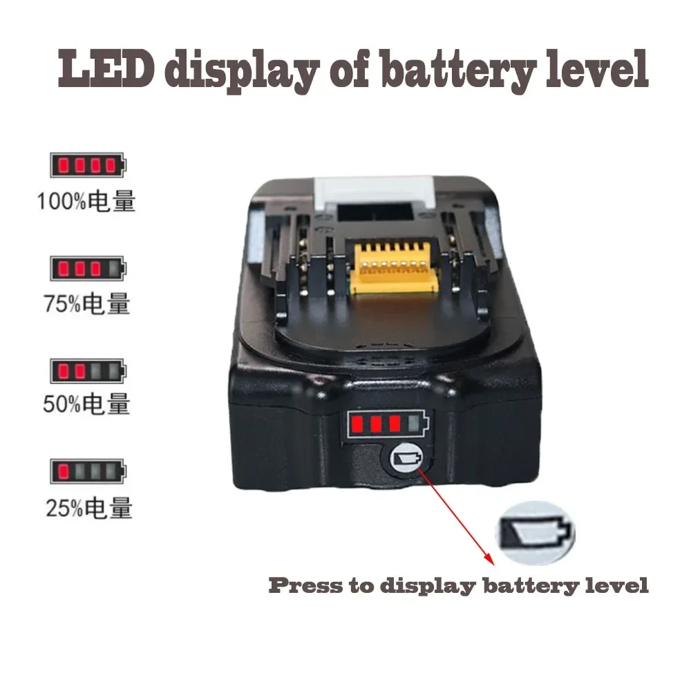 BL1860 18V 21700 rechargeable lithium-ion battery 4000mAh suitable for the Makita BL1850 BL1840 18V electric tool series