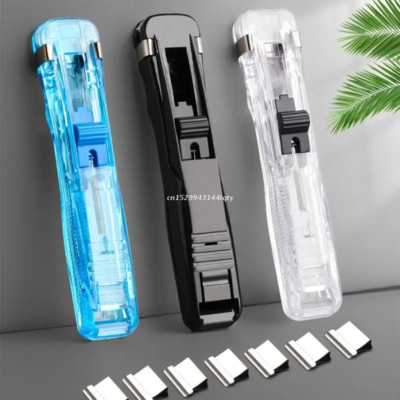 กระดาษ Clamp Dispenser ชุด8 Pcs โลหะคลิปเติมเงินสำหรับเด็กนักเรียนโรงเรียน Dropship