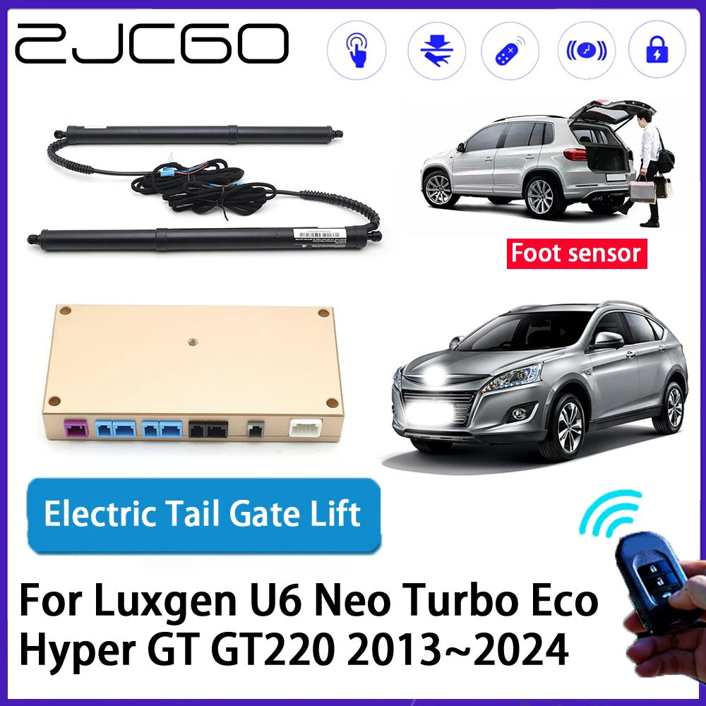 

ZJCGO Car Auto Trunk intelligent Electric Tail Gate Lift Automatic Tailgate for Luxgen U6 Neo Turbo Eco Hyper GT GT220 2013~2024