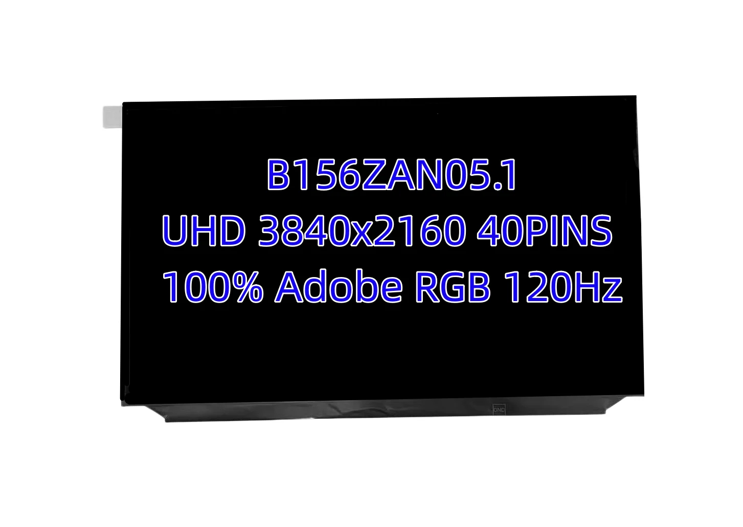 Imagem -04 - Edp 40pin 120hz Uhd 3840*2160 4k Tela Lcd 100 Rgb Gaming Laptop Substituição Display Painel 15.6 B156zan05.1 Ne156qum-nz4