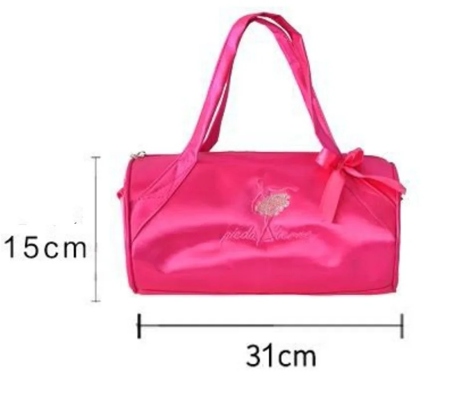 Torba do tańca dla malucha dla dziewczynek, spersonalizowana torba podróżna dla dzieci, worek marynarski weekendowa, torba na baletki monogramem,