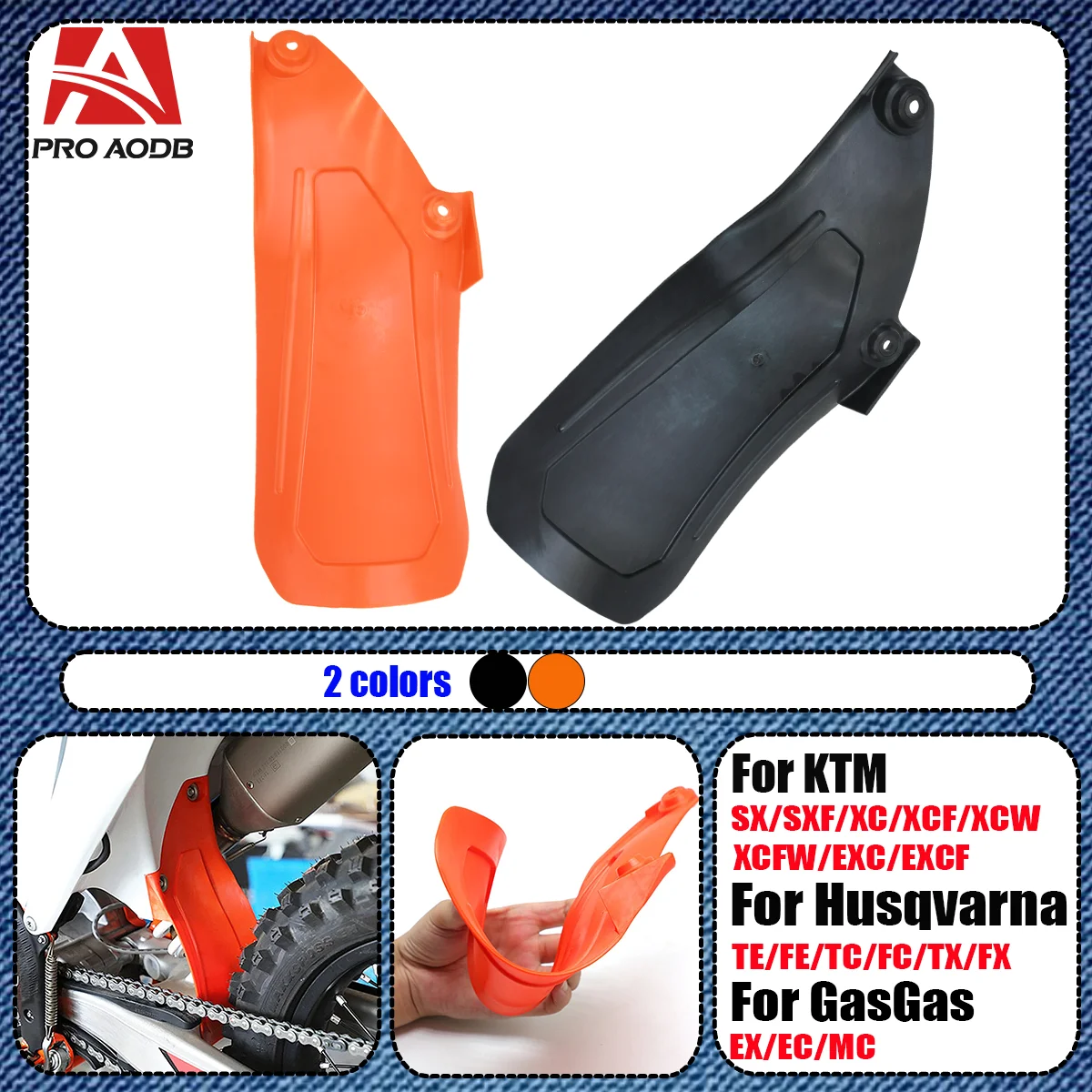 

Rear Shock Absorber Mudguard Fender For Husqvarna FC FX FE FS TETX 2016-2023 KTM SX SXF XC XCF EXC EXCF XCW XCWF 125-200 2022