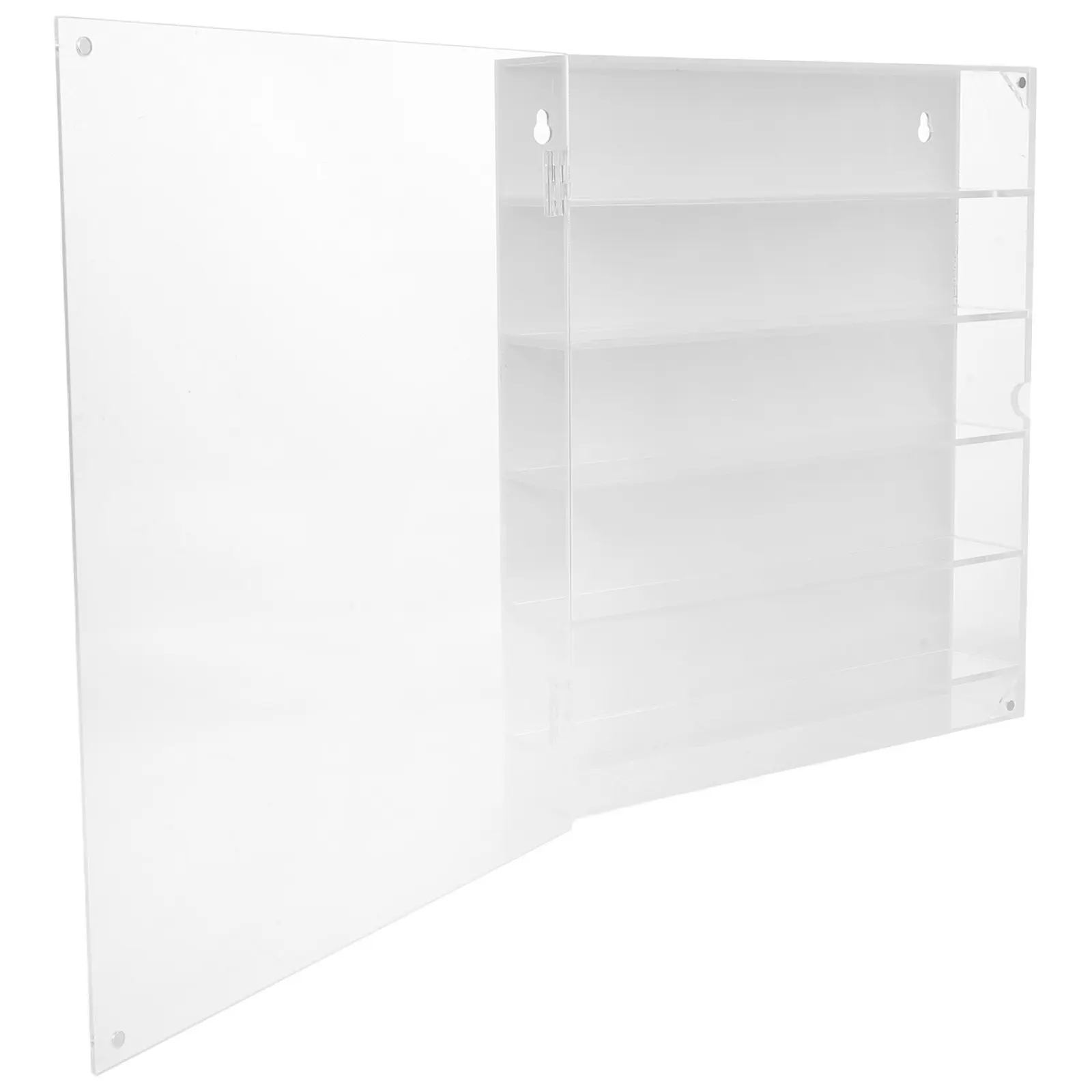 

Clear Acrylic Car Display Case 5-Tier Wall Mounted Organizer Multi-Layer Dustproof Storage Showcase Cabinet Desktop Display