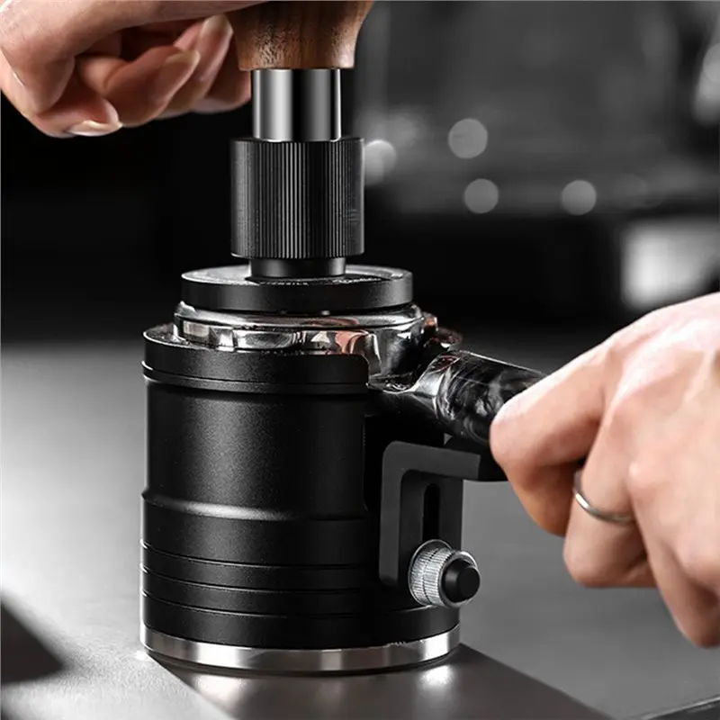 X16A 2025 جديد-محطة دك اسبريسو للقهوة لحامل فلتر القهوة سبائك الألومنيوم اسبريسو العبث الوقوف لآلة القهوة