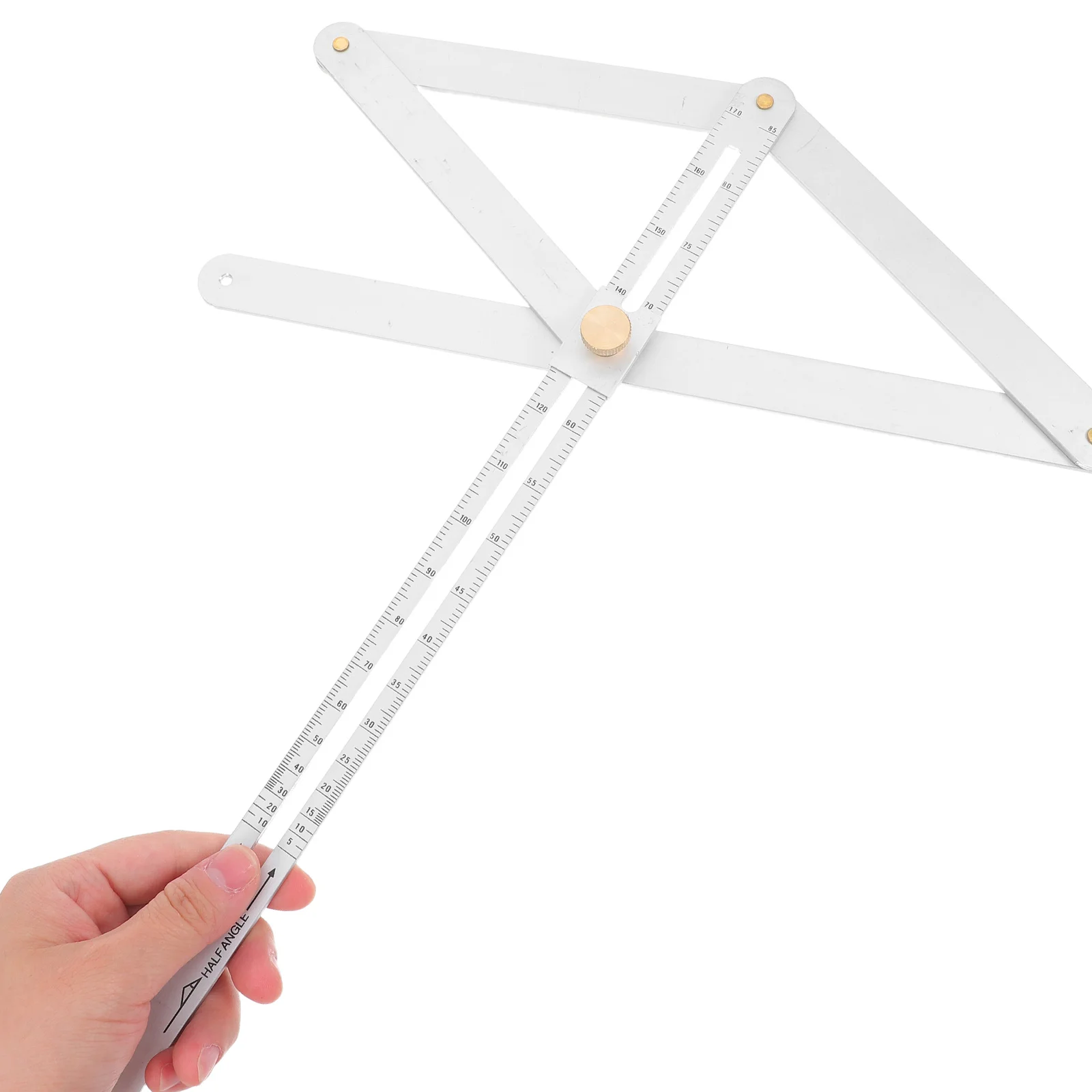 

Multifunctional Protractor Woodworking Angle Ruler Miter Gauge Precision Bevel Measurer Stainless Steel Carpenters
