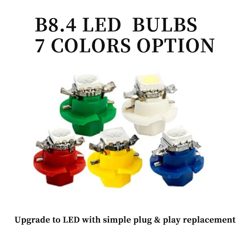 3/6/9/12Pcs B8.4D Twist Lock Plug and Play Bulb Holder Sockets For Speedometer Instrument Gauge Cluster Dash