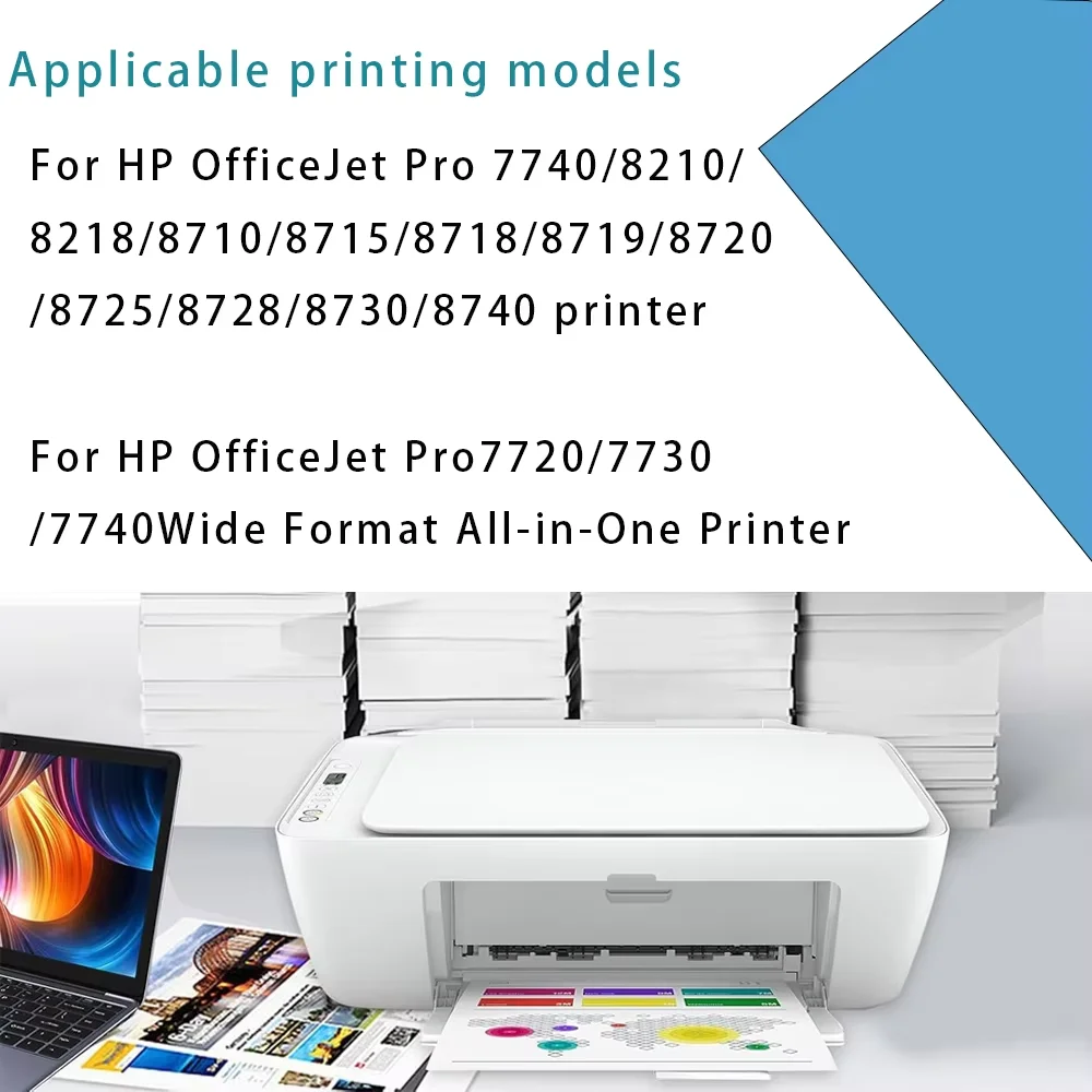 Cartuchos de tinta 953XL para HP953 953 XL compatíveis com impressora HP Officejet Pro 7720 7730 7740 8710 8715 8718 8720