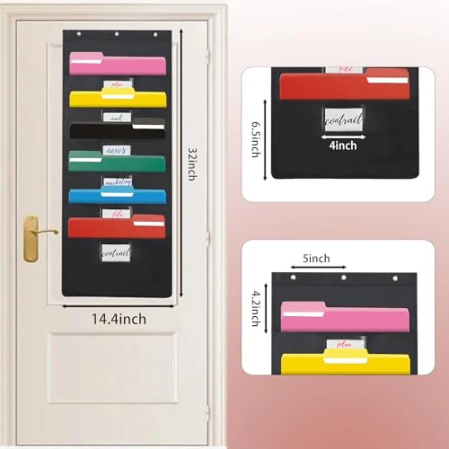 ที่เก็บเอกสารแบบแขวนผนังสีดำ 6 - File Folder Hanging บทวิจารณ์และราคา