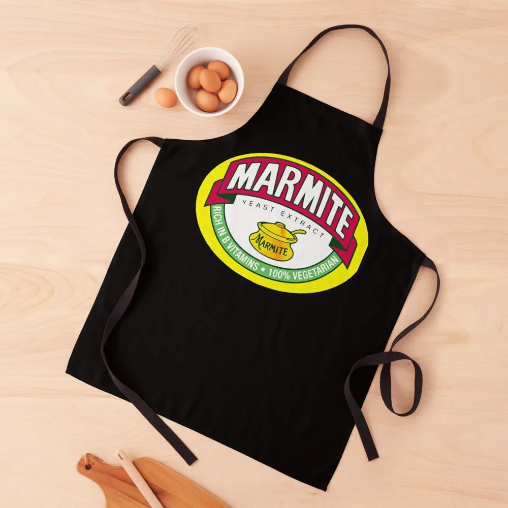 

Marmite Logo Yeast For Fans Apron manicurist Kids Woman Kitchen Apron