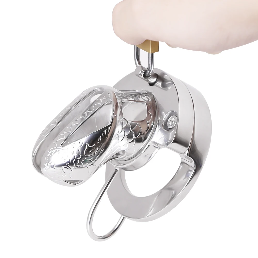 2-in-1 Metalen Cock Cage Kuisheid Met Urethrale Buis Balzakstretcher Mannen Testikels Bondage Rvs penis Ring Bdsm Seksspeeltjes