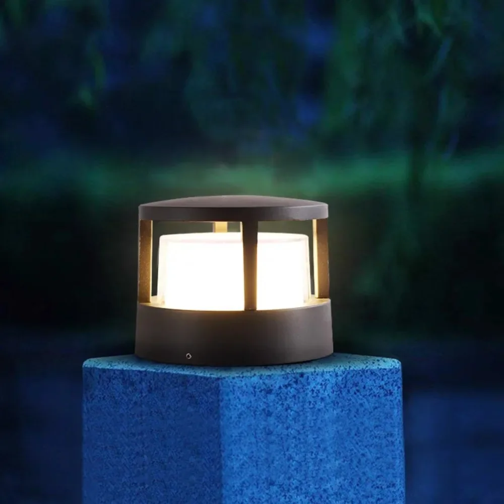 New Outdoor Lawn Lamp Led Die-casting Aluminium Modern Garden Villa Patio Light Outdoor Bollard Light