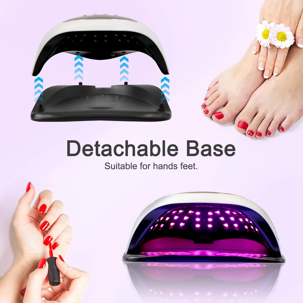 300W Uv Led-Nagellamp Voor Nagels Professionele Lichte Drogeruithardingslampen Met 72 Leds Grote Touchscreen Gel Polish Drooglampen