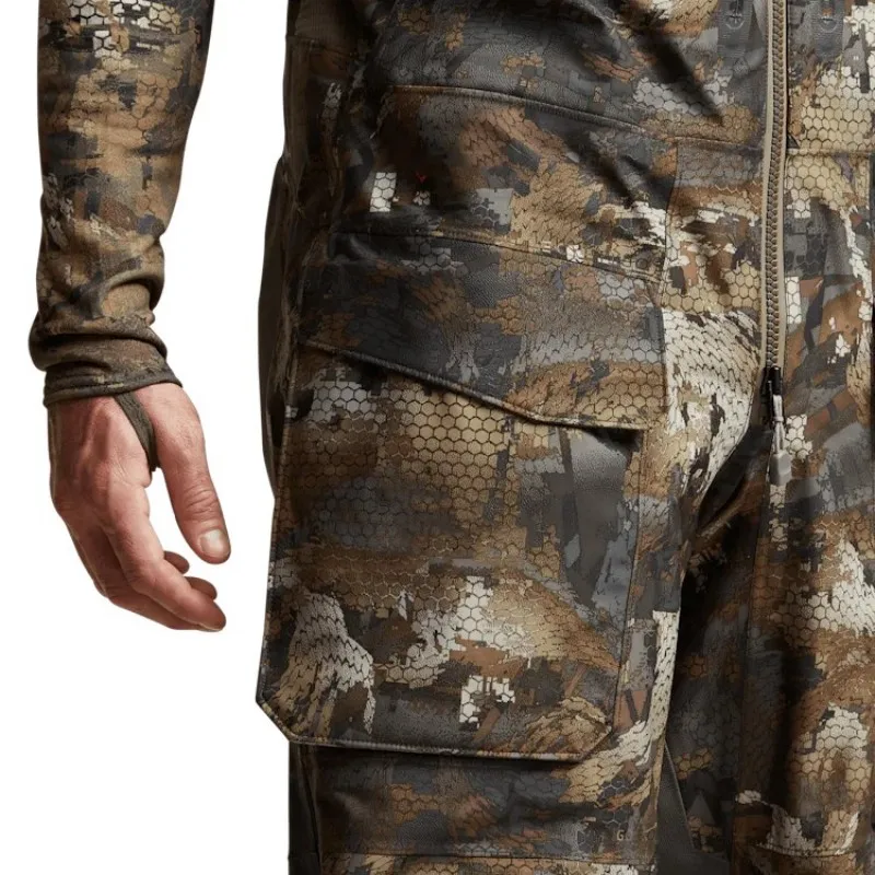 Hochwertiger Entenjagd-Anzug Tarnhose Hudson Latzhose – Detail 7
