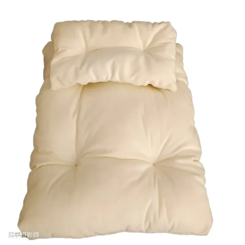 新生児の成長記念品スタジオ小道具1個レトロラタンベビーベッド枕写真撮影アクセサリー赤ちゃんの写真撮影用