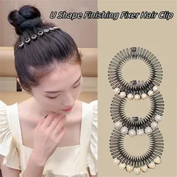 New Hair Finishing Fixer Comb Stretchable Invisible U Shape Hair Clips Women Frizzy Hair Sorting Tool Bridal Wedding Hair Holder