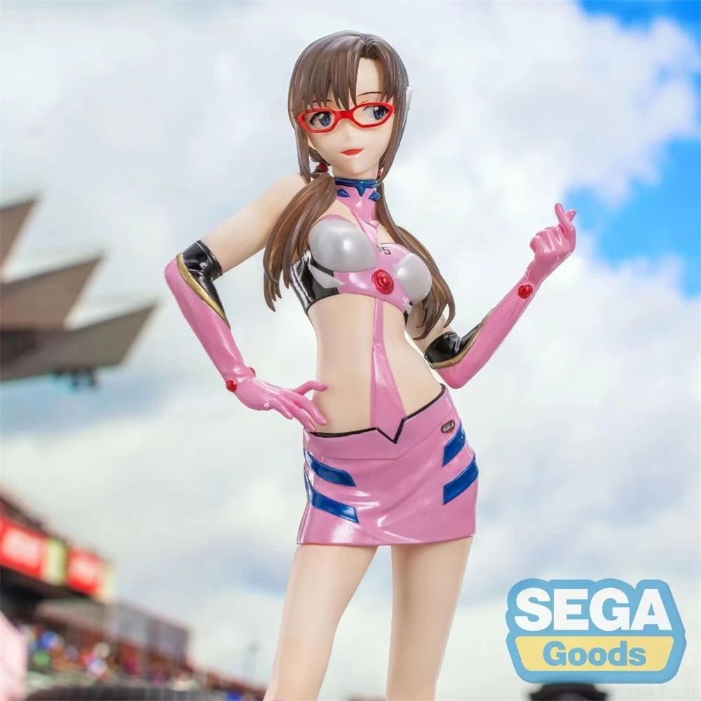 

SEGA Luminasta Neon Genesis Evangelion Mari Makinami Illustrated Desktop Landscape Model Model Doll Action Figure Birthday Gift