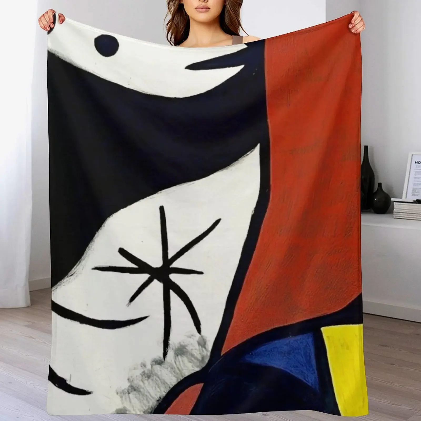 

Mirò Art 1 Throw Blanket halloween warm for winter Blankets