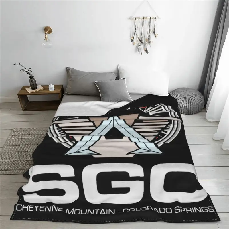 Sgc Stargate Star Gate Command Cols Blanket Quilt New Style Dual Purpose Couch Blanket Home Decotation