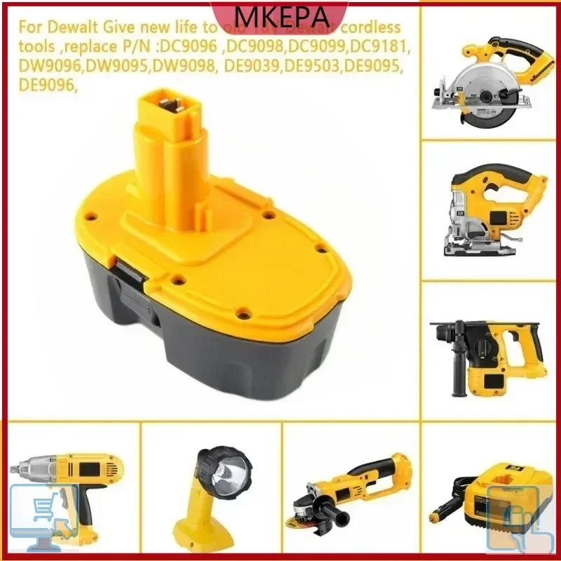 

✅New 18V 6800/9800/12800mAH Tool battery for dewei DE9074 DC9071 DE9071 DE9075 DW9071 DW9072 DC756 DC980 DC981 DW051