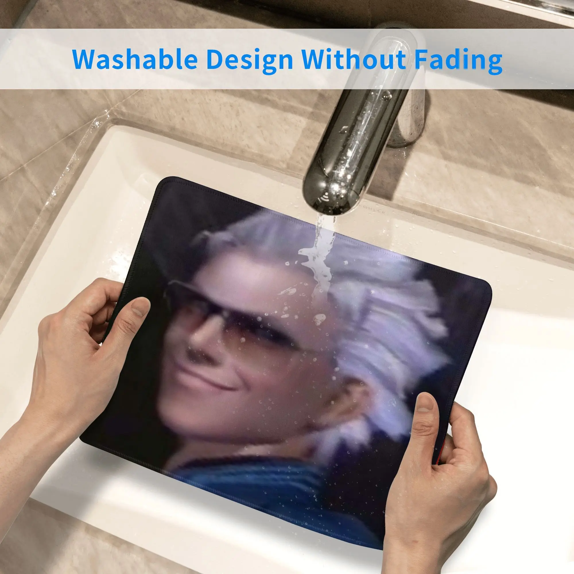 Vergil From the Devil May Cry Seri Mouse Pad Computer Keyboard Mouse Mat Gaming PC Laptop Desk Mat Office Accessories Table Mats