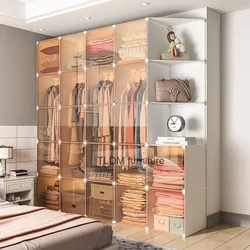 Portable Organizer Closet Bedroom Cupboard Partitions Wardrobe Walk In Door Kids Cheap Baby Watches Doll Armario Home Furniture