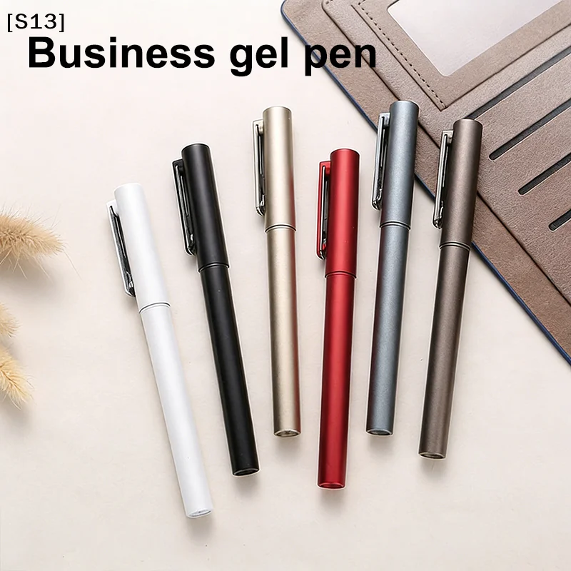 

Metal Rollerball Pen Black Refill 0.5mm Nib Ballpoint Pens High Quality Business Office Student Signature Pen Gift[S13]