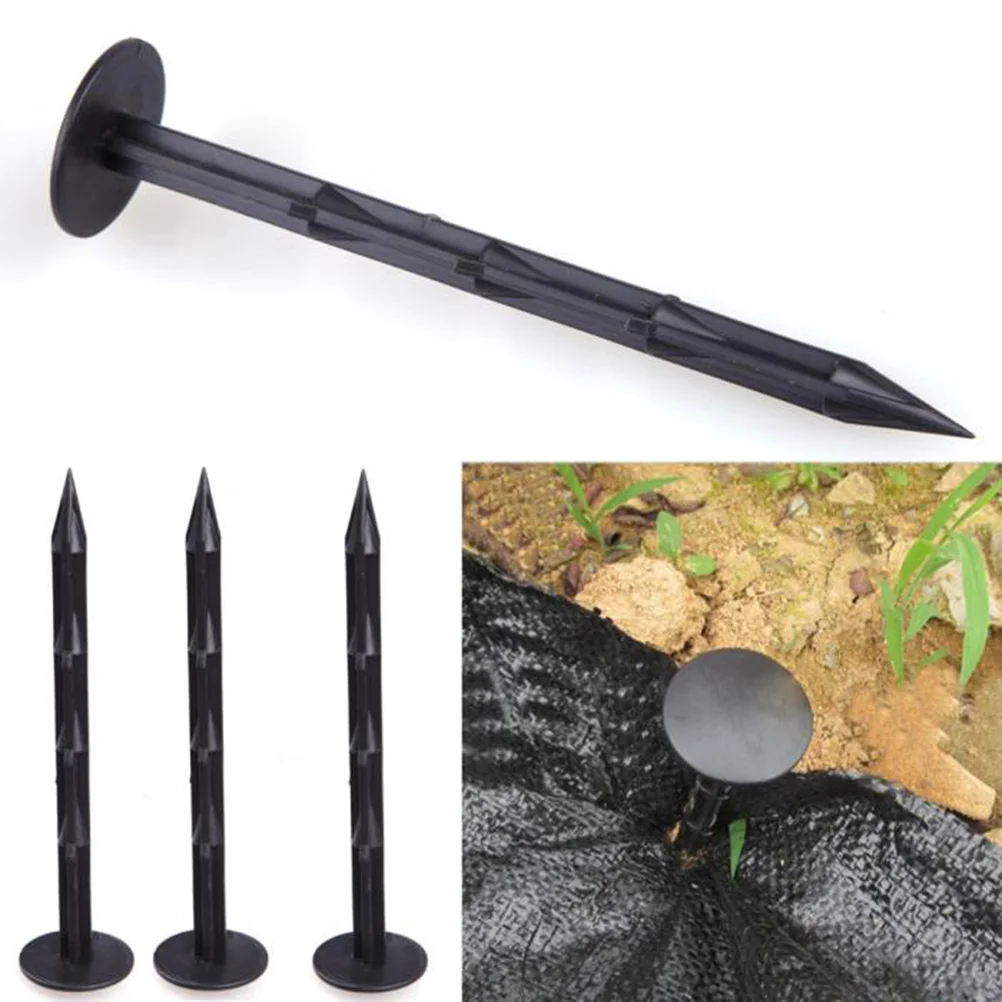 

10 шт. пластиковые садовые колья, сверхмощные наземные якоря для палатки, навеса, пляжного одеяла, пешего туризма, кемпинга, нержавеющие, легкие, прочные