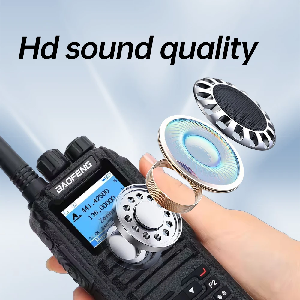 1PC Baofeng DMR-1701 Digital Walkie Talkie Dual Mode Analog Two Way Radio Open GD77 Adios Tier 1&2 Dual-Time Slot DM1701 Ham Dua image 6