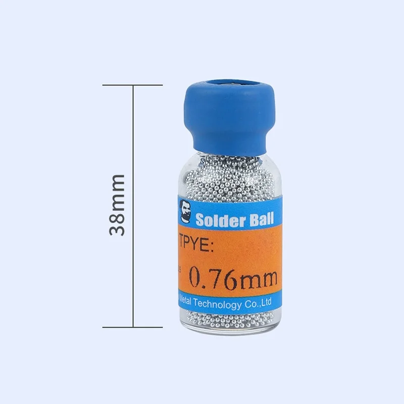 MECHANIC XZ10 Series BGA Solder Balls 10K/Bottle Sn63/Pb37 183℃ Melting Point 0.2mm-0.76mm Soldering Ball For BGA Rework Repair