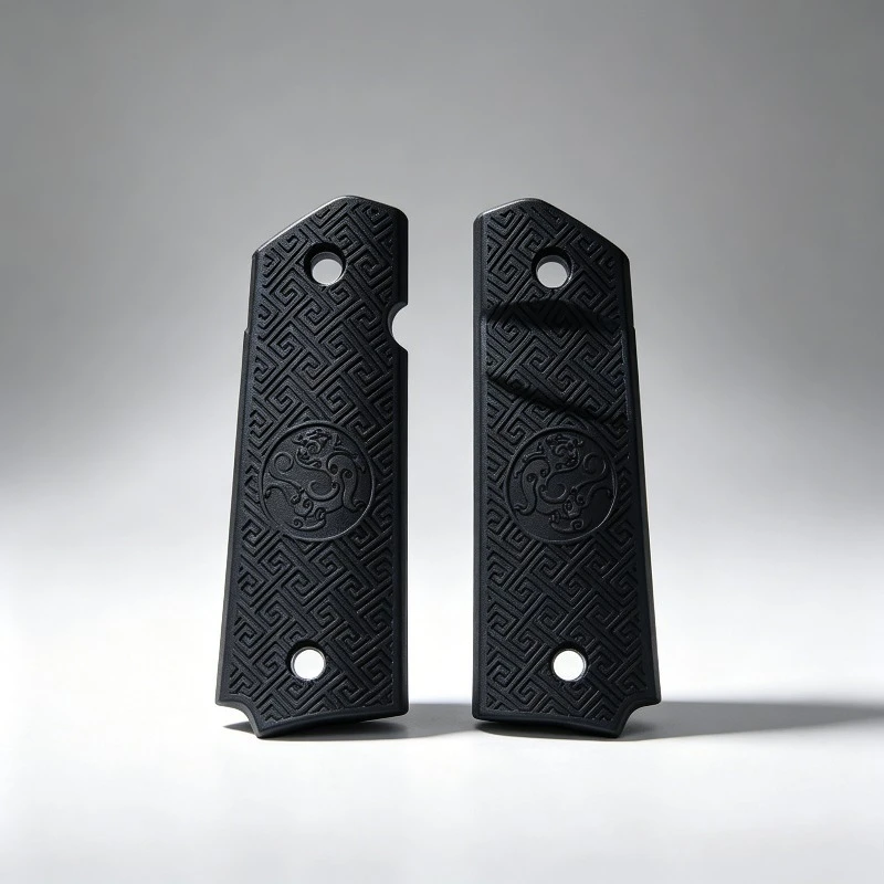 Wear‑Resistant Nylon Handle Replacement Patch Honeycomb Embossed Pattern Decor Accessory Model Modification Spare Part
