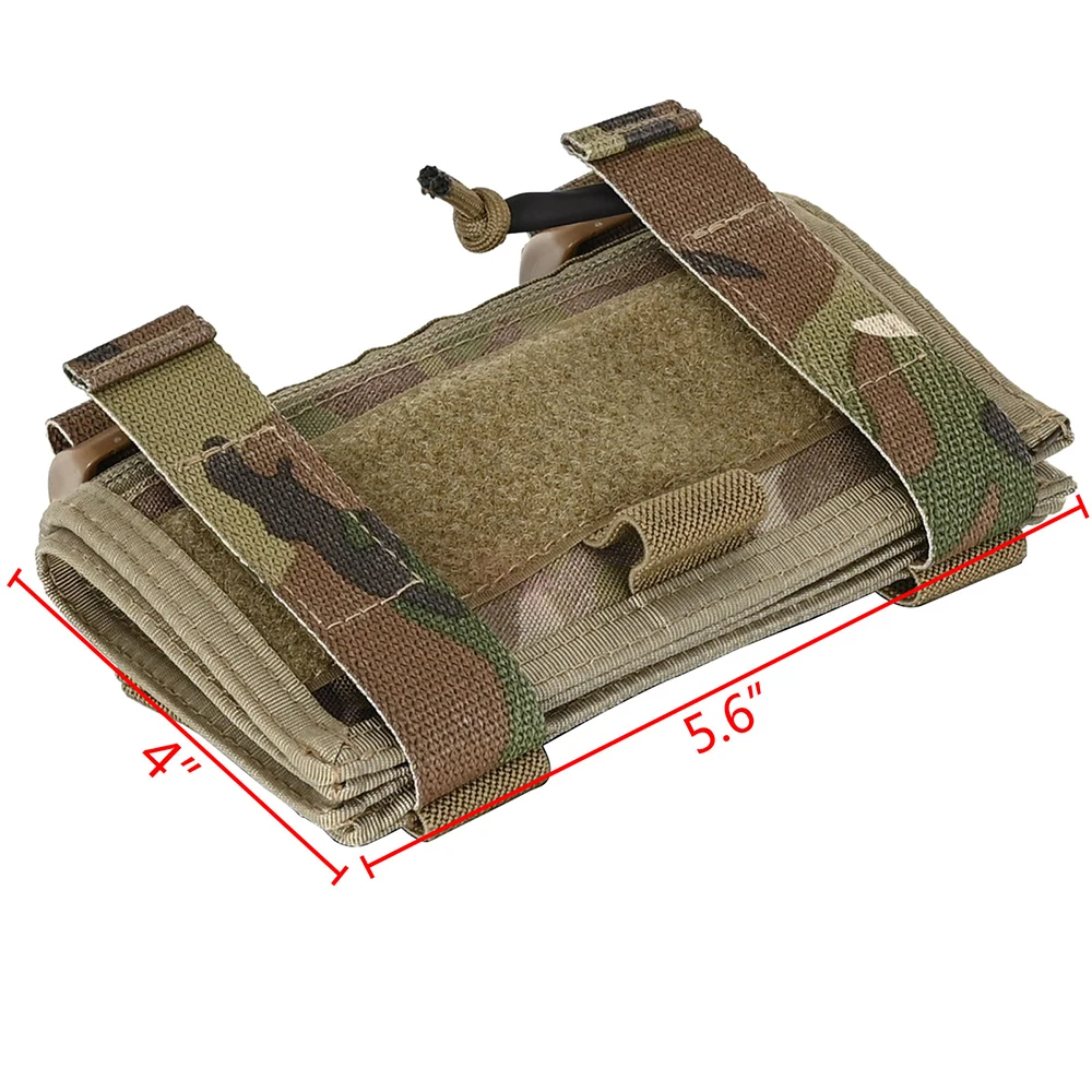 Tactical Arm Sleeve Map Pouch Wrist Pocket Strap Card Mobile Phone Storage Bag Camping Equipment Hunting Accessories Gear