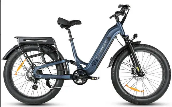 SAMEBIKE Crest electric bike 1800W motor 48V 20AH battery 26-inch tire travel e-bike 45km/h Commuting riding electric bicycle image 1