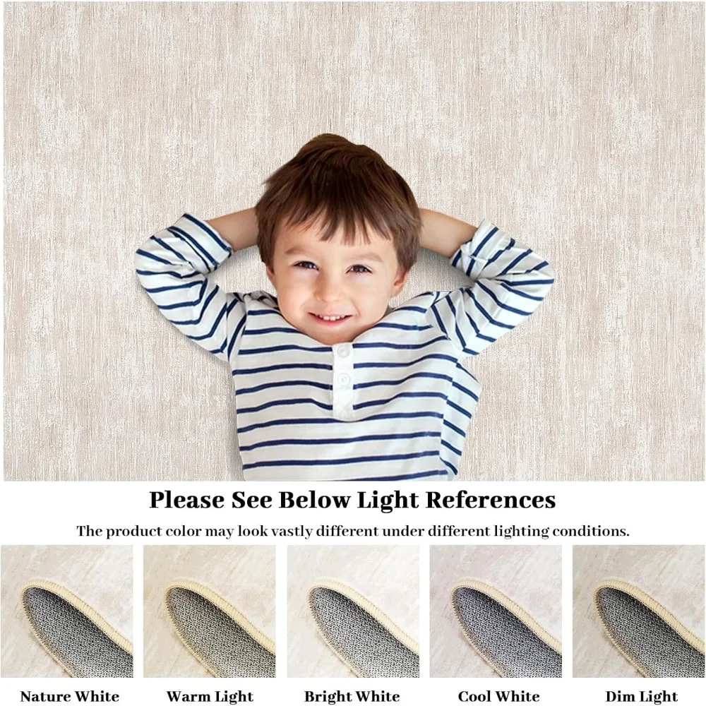 سجادة منطقة غرفة المعيشة من RUGSREAL مقاس 9 × 12، سجادة قابلة للغسل في الغسالة، سجادة غير قابلة للانزلاق ومقاومة للبقع، سجادة غرفة نوم تجريدية حديثة معاصرة #6