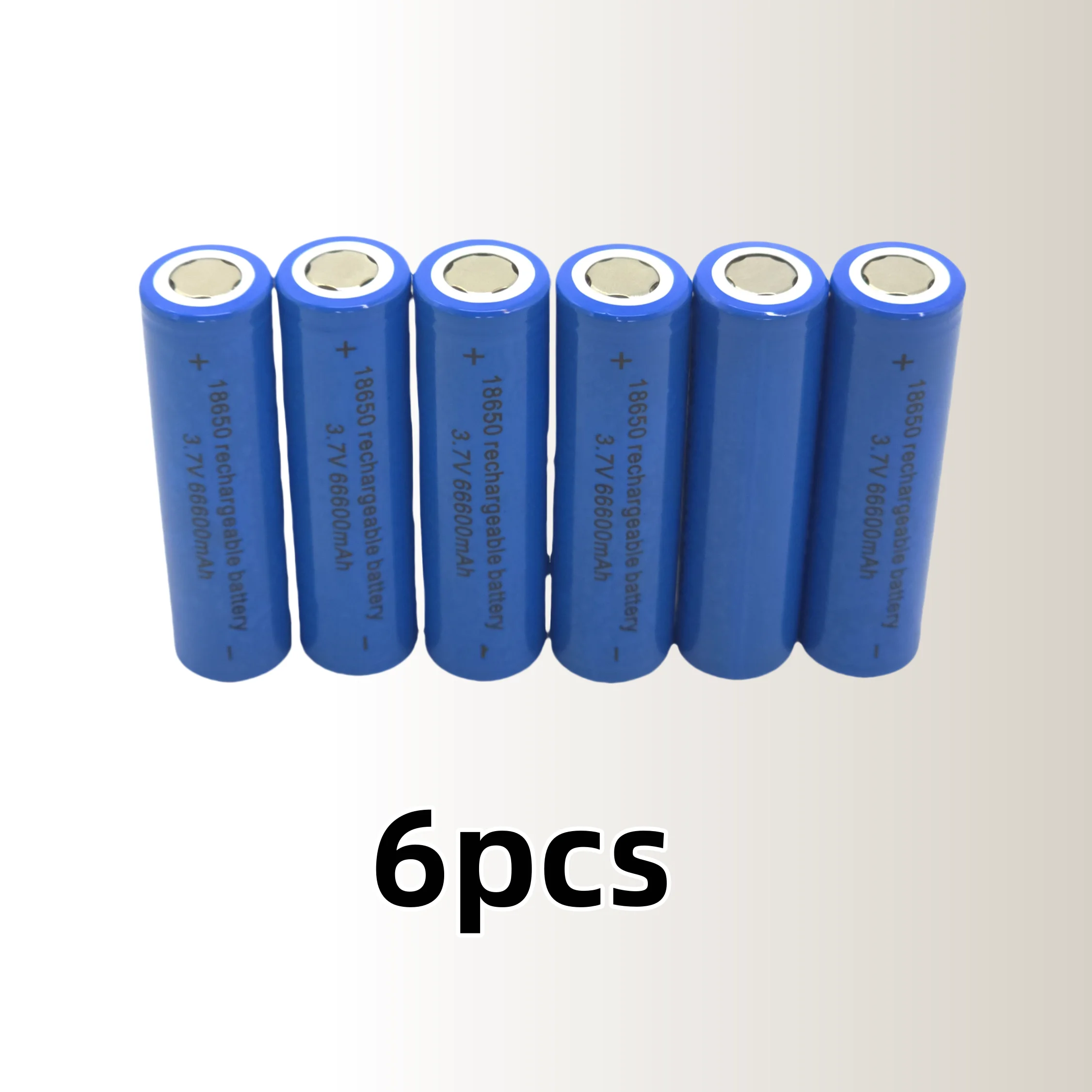3,7 V 18650 oplaadbare batterij 66600 mAh – speciaal voor verlichtingsapparatuur met hoge intensiteit, ondersteunt hoogwaardige ontlading