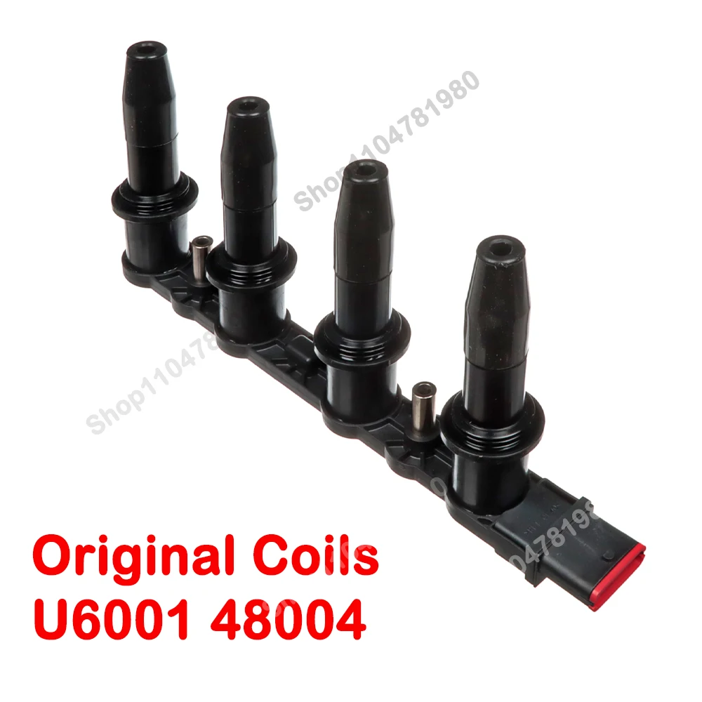 

U6001 48004 Ignition Coil 71739725 95517924 1208120 10458316 for Opel ASTRA G H CORSA D INSIGNIA A MERIVA ZAFIRA VECTRA Fiat