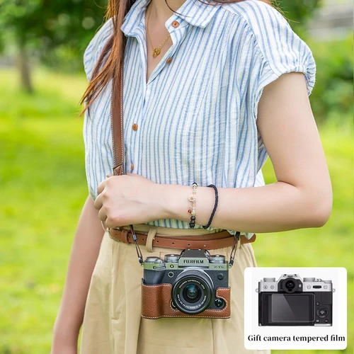 후지 XT30 PU 베이스 XS10 카메라 가죽 케이스, XT50 카메라 가방 액세서리, XT20 휴대용 보호 케이스에 적합