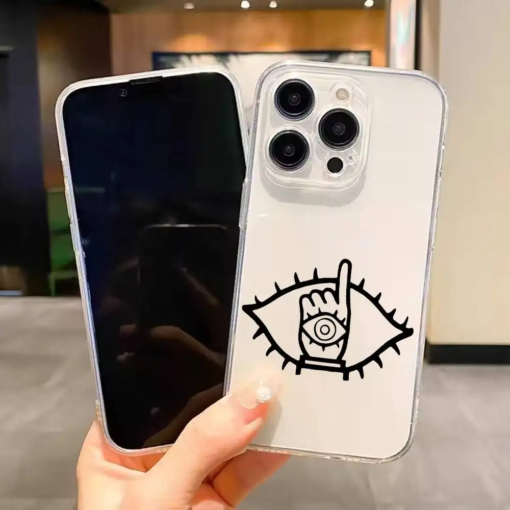 Funda Transparente para Teléfono con Diseño de M-Manga del Siglo XX para iPhone 17 16 15 14 13 12 11 Mini Pro Max Plus