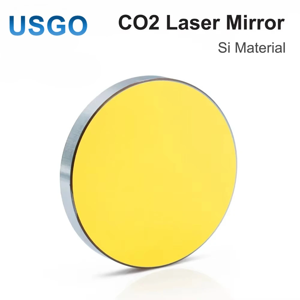 High Quality CO2 Laser Si Reflective Mirrors Dia.19.05 20 25 30 38.1 MM Refiectivity 99.6% for Laser Engraving Silicon Mirrors