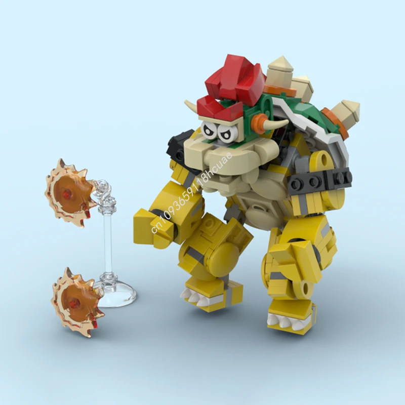 

262 шт. MOC Bowseres итальянский сантехник строительные блоки STEAM Learning практические способности логическое мышление Рождественская игрушка в подарок