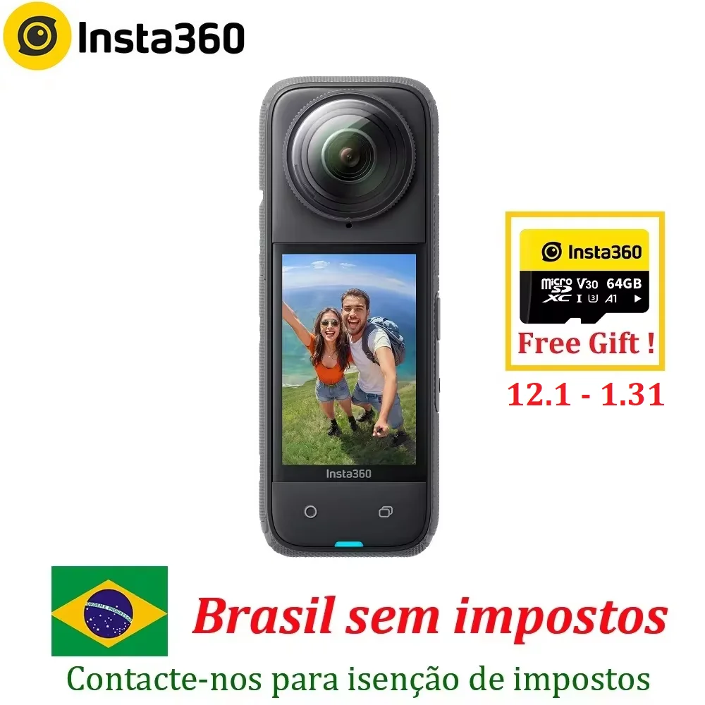 Insta360 X4 Action Camera 2290mAh Battery 8K Video 10M Waterproof FlowState Stabilization Insta 360 X 4 Sports Camera In Stock