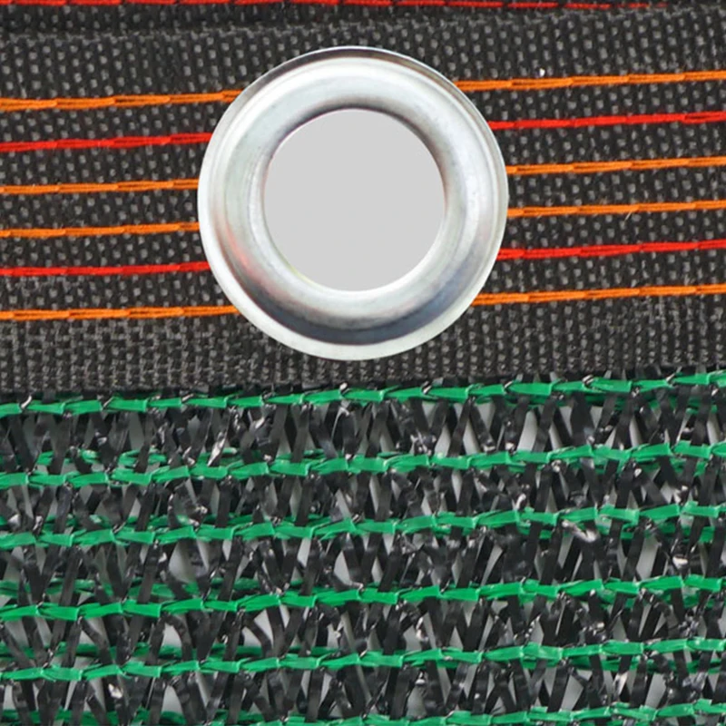 40% Beschattung Dunkelgrün 3-Pin Garten-Schattennetz Landwirtschaftliches Schattennetz Gewächshaus-Sonnenschutzabdeckung Außenmarkise – Detail 8