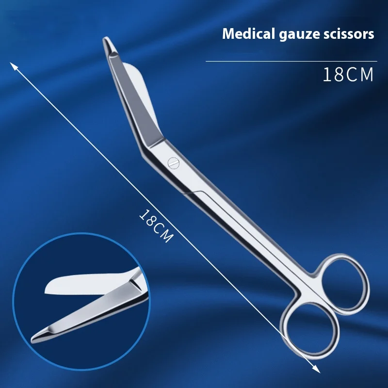 Medical gauze scissors bandage scissors gypsum scissors bevel nose scissors auxiliary scissors surgical scissors nurse scissors