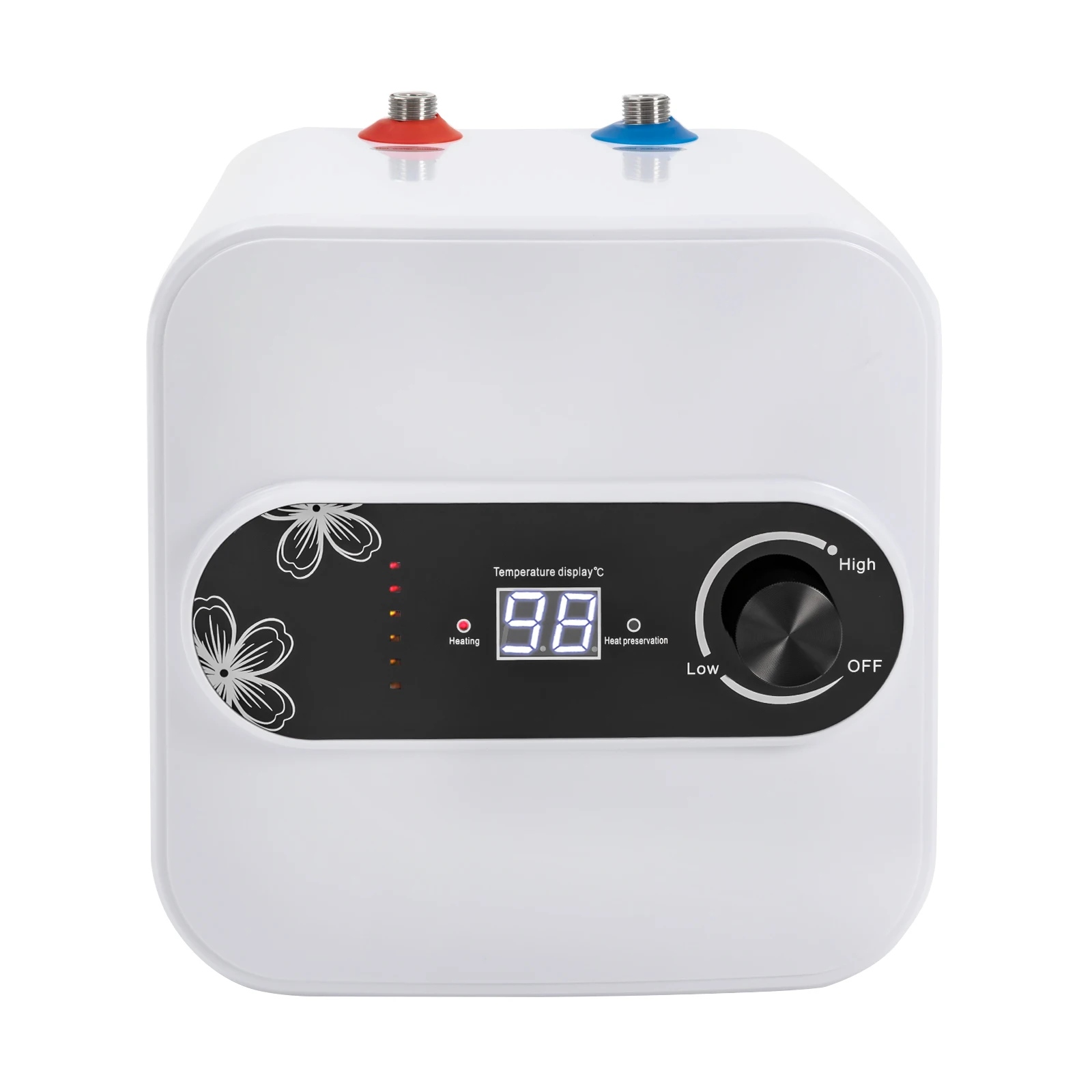 E13S-8L Digital Display Mini Water Heater (Top Outlet) 110V US Standard: Efficient, Instant Hot Water Solution for Kitchens