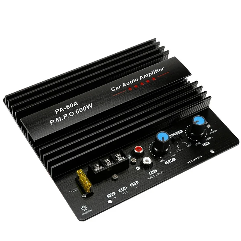 

PA-60A 600W 12V Плата усилителя динамика без потерь сабвуфера