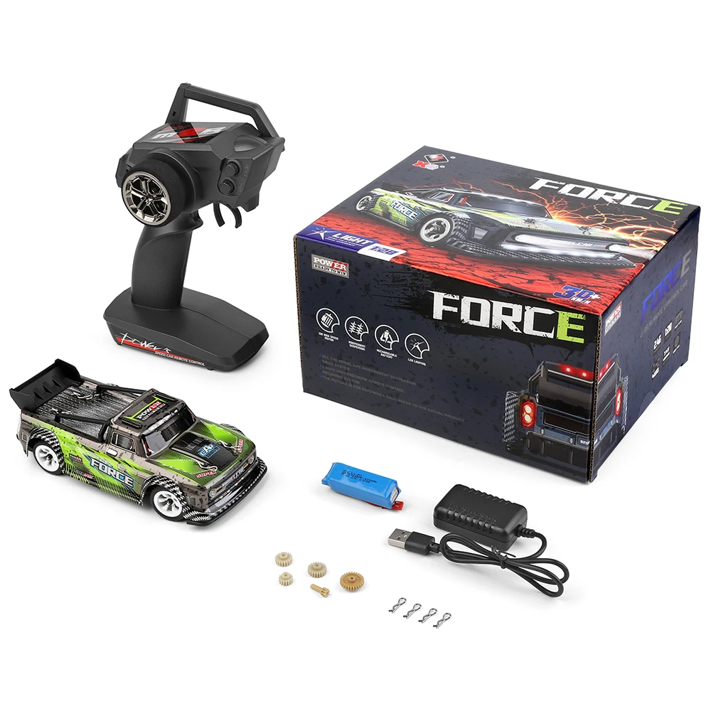 Wltoys XK 284131 High Speed 30KM/H On-Road Racing With Optional Alloy Drift Wheel 2.4GHz 4WD 1/28 Metal Chassis RC Car RTR