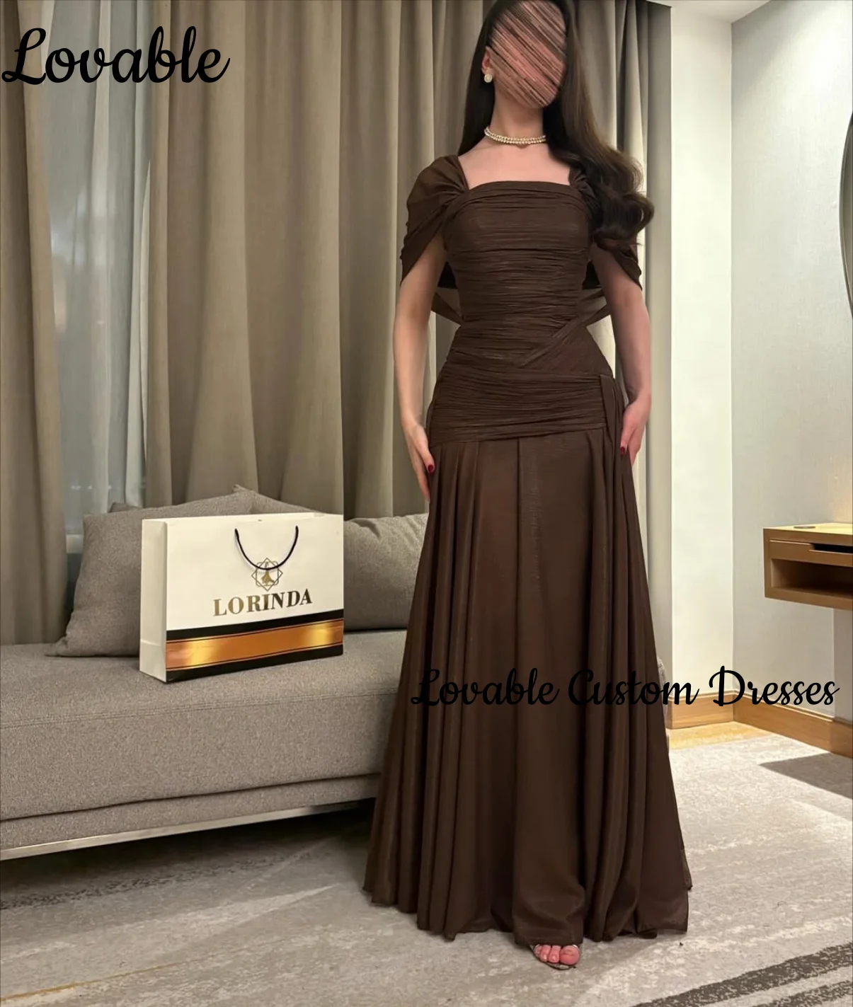 Robes trapèze pour bal de promo, col carré, longueur au sol, volants, robes de soirée de luxe, fermeture éclair, bretelles fines, robes pour occasions formelles